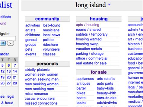 more from nearby areas (sorted by distance). . Craigslist personals long island new york